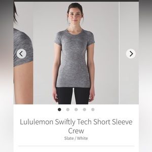 Lululemon Swiftly Tech Short Sleeve Size 10